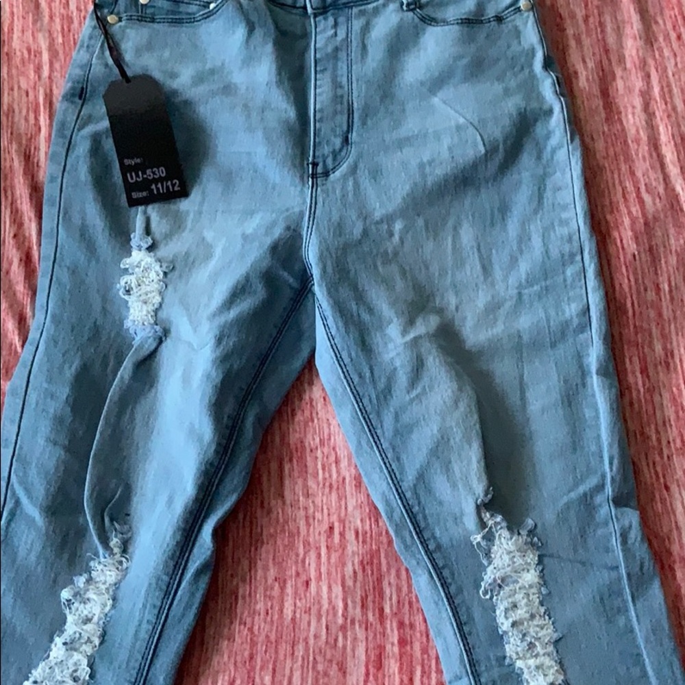 Light blue jeans
